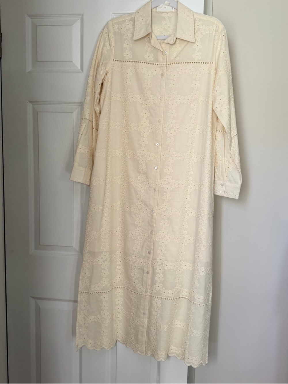 Pomander Place Ivory Eyelet Griffin Dress